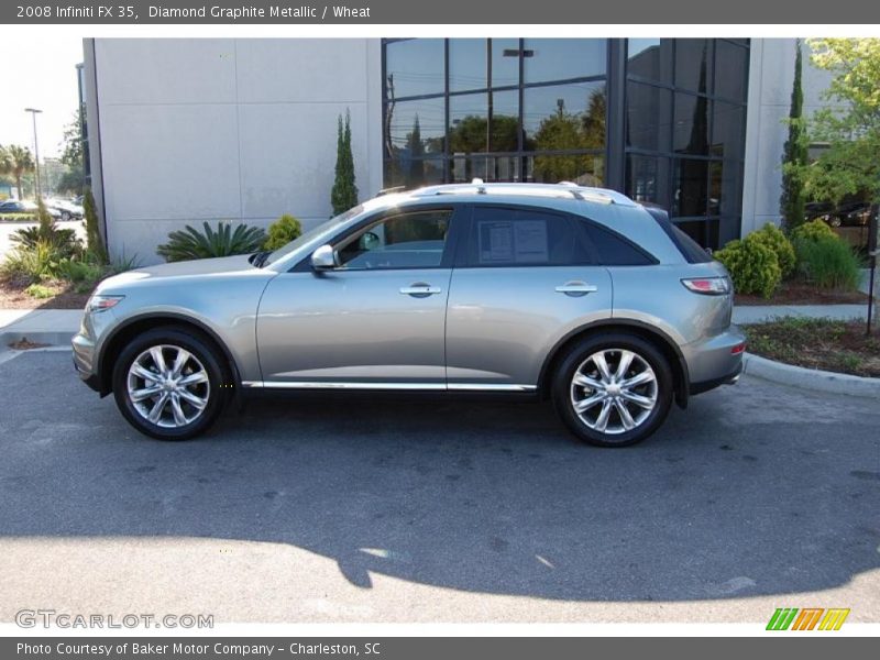 Diamond Graphite Metallic / Wheat 2008 Infiniti FX 35