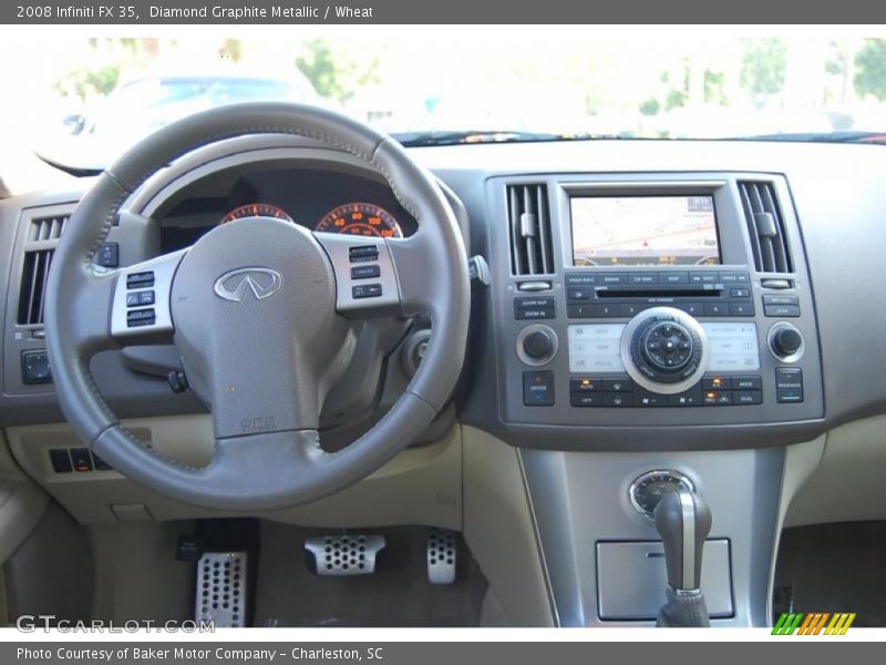 Diamond Graphite Metallic / Wheat 2008 Infiniti FX 35
