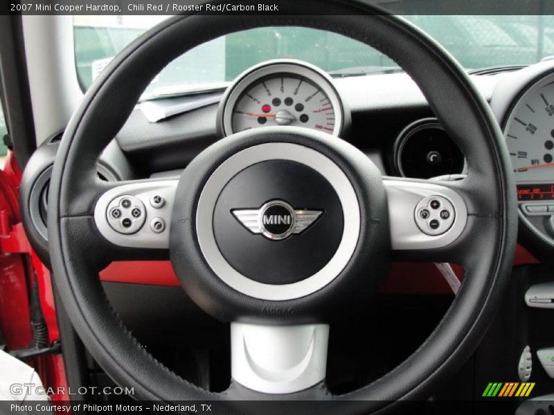 Chili Red / Rooster Red/Carbon Black 2007 Mini Cooper Hardtop