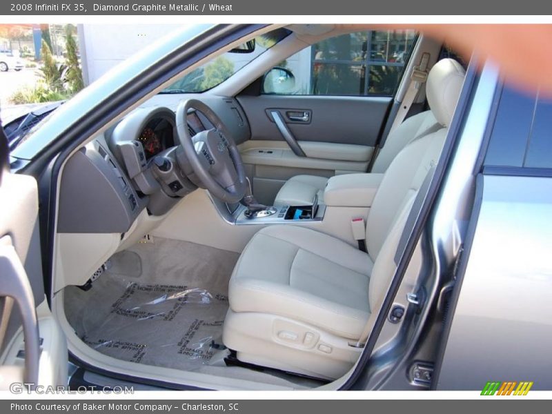 Diamond Graphite Metallic / Wheat 2008 Infiniti FX 35
