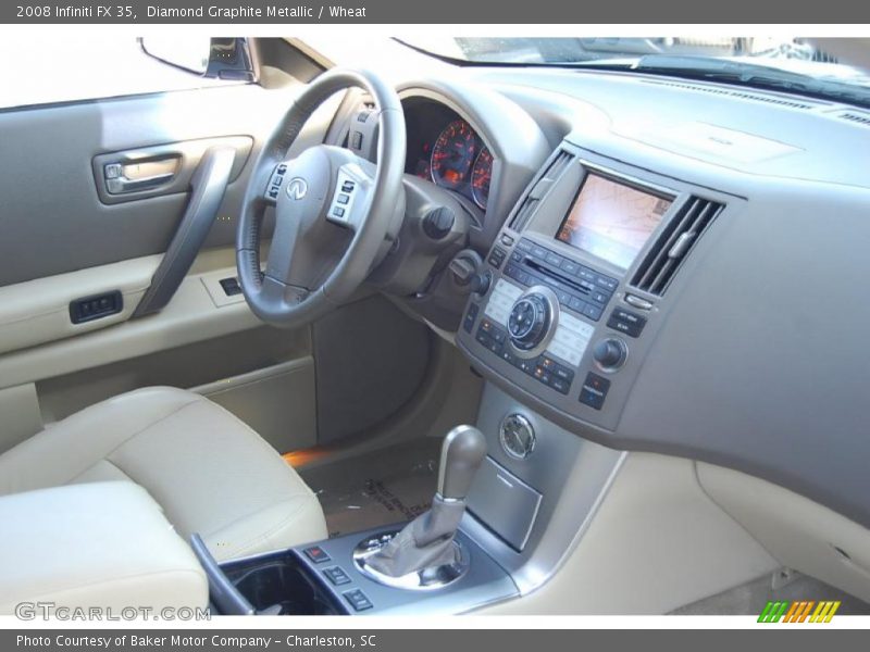 Diamond Graphite Metallic / Wheat 2008 Infiniti FX 35