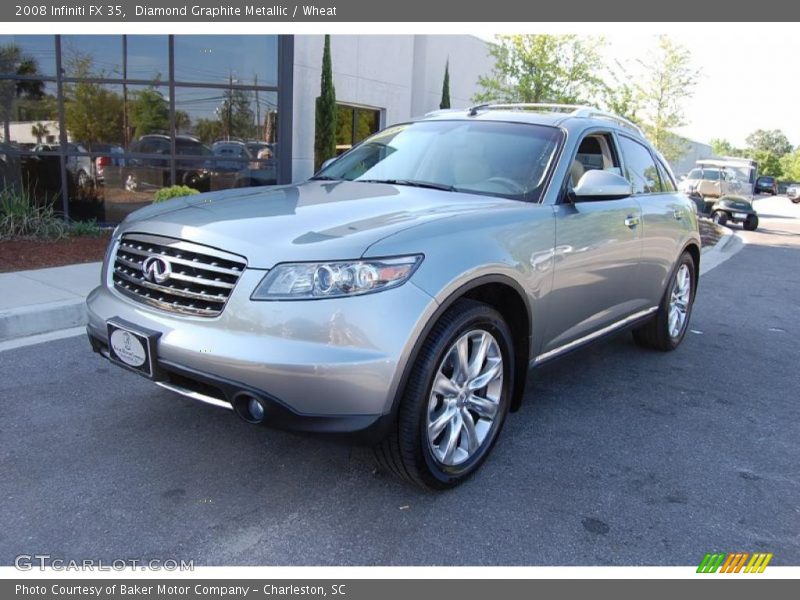 Diamond Graphite Metallic / Wheat 2008 Infiniti FX 35