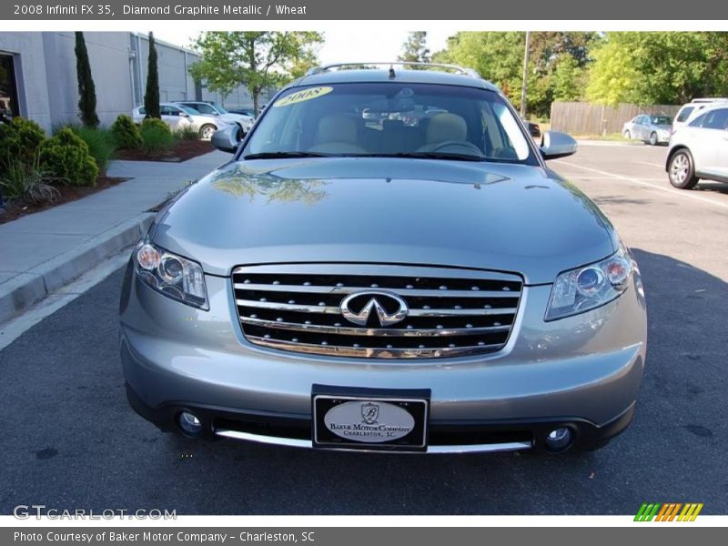 Diamond Graphite Metallic / Wheat 2008 Infiniti FX 35