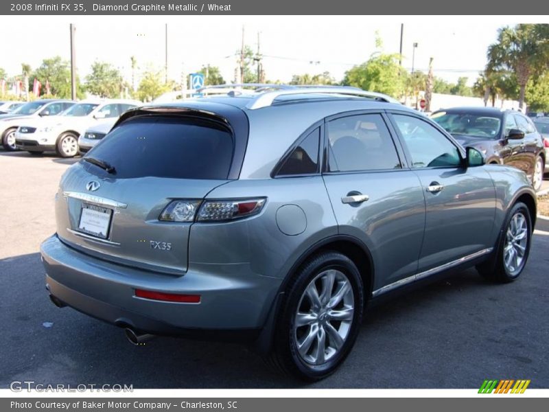 Diamond Graphite Metallic / Wheat 2008 Infiniti FX 35