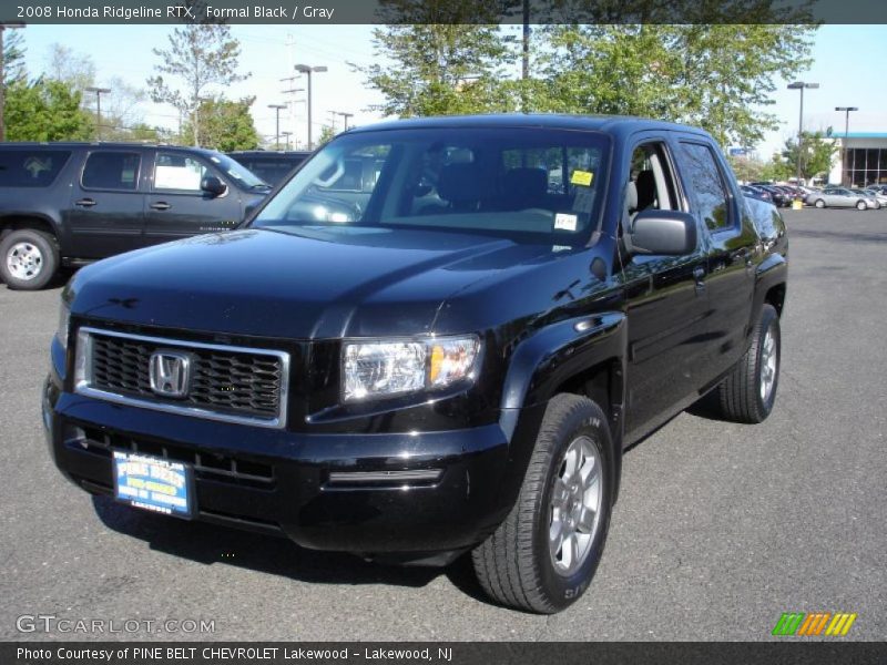 Formal Black / Gray 2008 Honda Ridgeline RTX