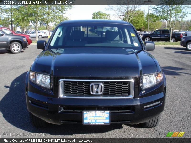 Formal Black / Gray 2008 Honda Ridgeline RTX