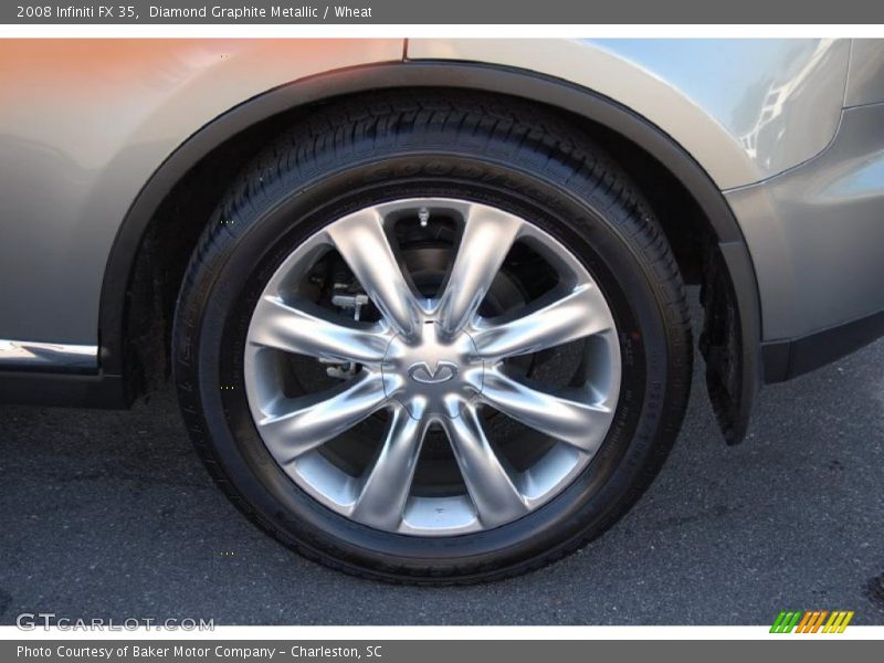 Diamond Graphite Metallic / Wheat 2008 Infiniti FX 35