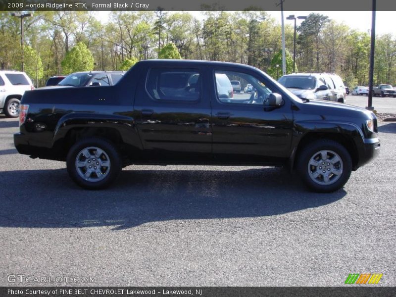 Formal Black / Gray 2008 Honda Ridgeline RTX
