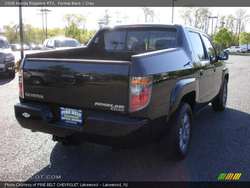 Formal Black / Gray 2008 Honda Ridgeline RTX
