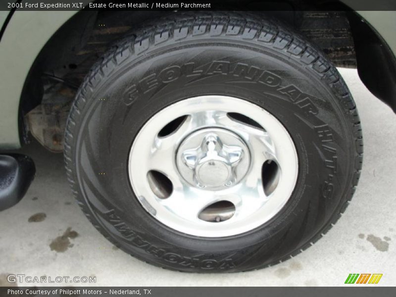 Estate Green Metallic / Medium Parchment 2001 Ford Expedition XLT