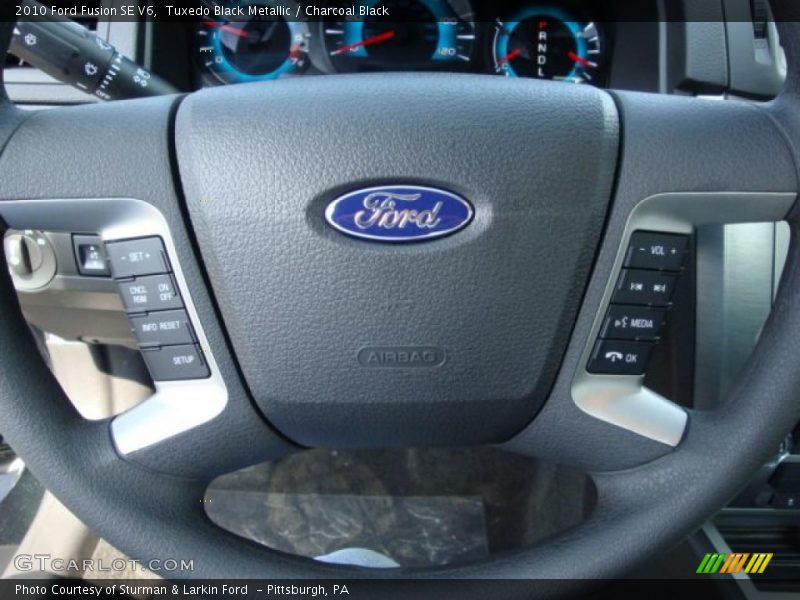 Tuxedo Black Metallic / Charcoal Black 2010 Ford Fusion SE V6