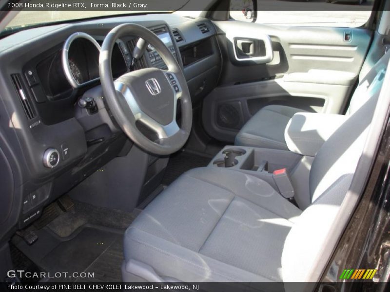 Formal Black / Gray 2008 Honda Ridgeline RTX