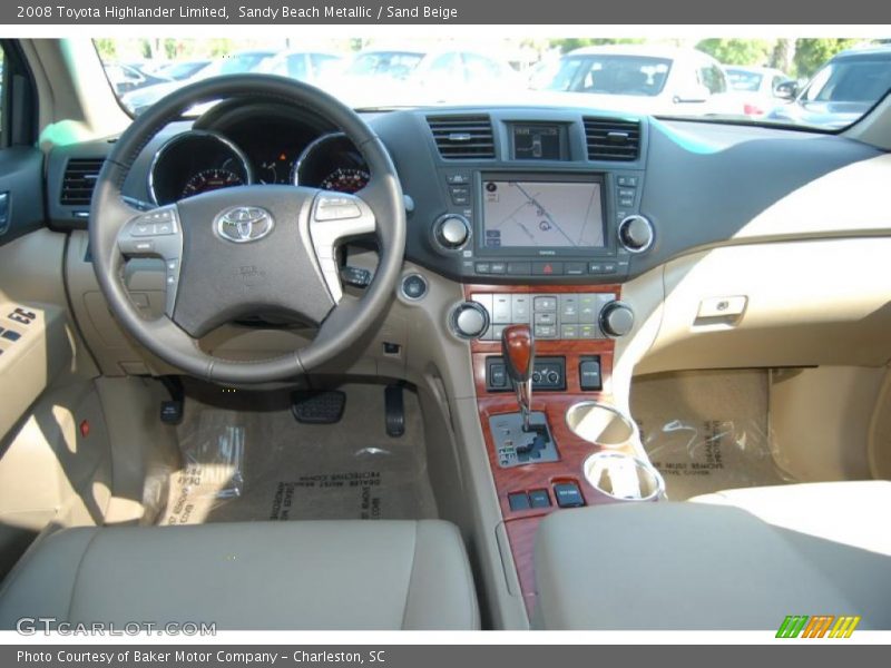 Sandy Beach Metallic / Sand Beige 2008 Toyota Highlander Limited