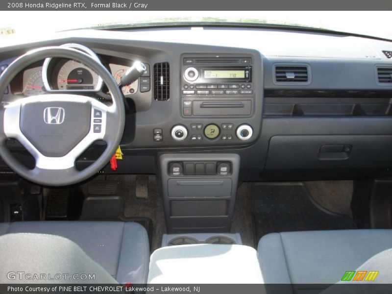 Formal Black / Gray 2008 Honda Ridgeline RTX