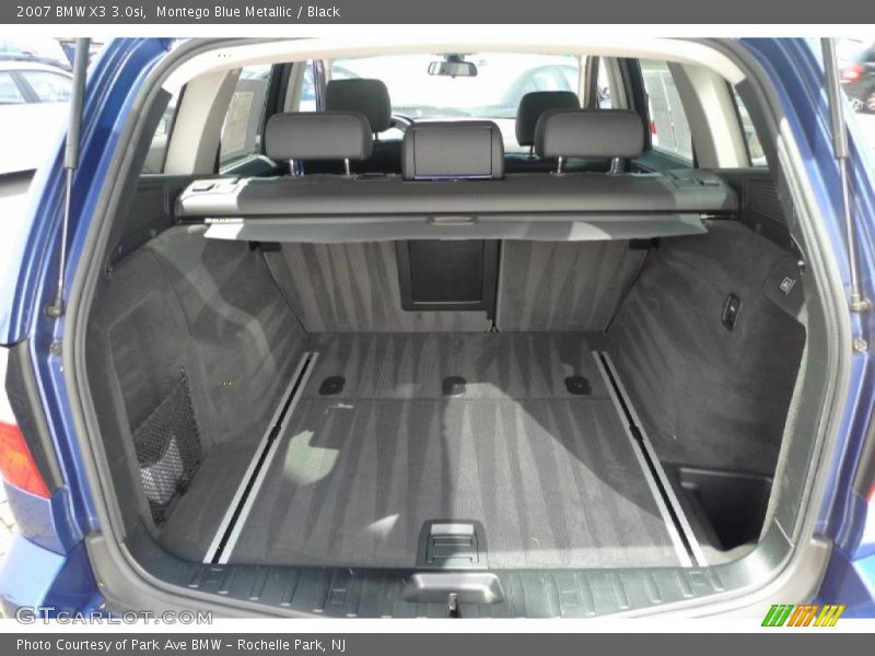 Montego Blue Metallic / Black 2007 BMW X3 3.0si