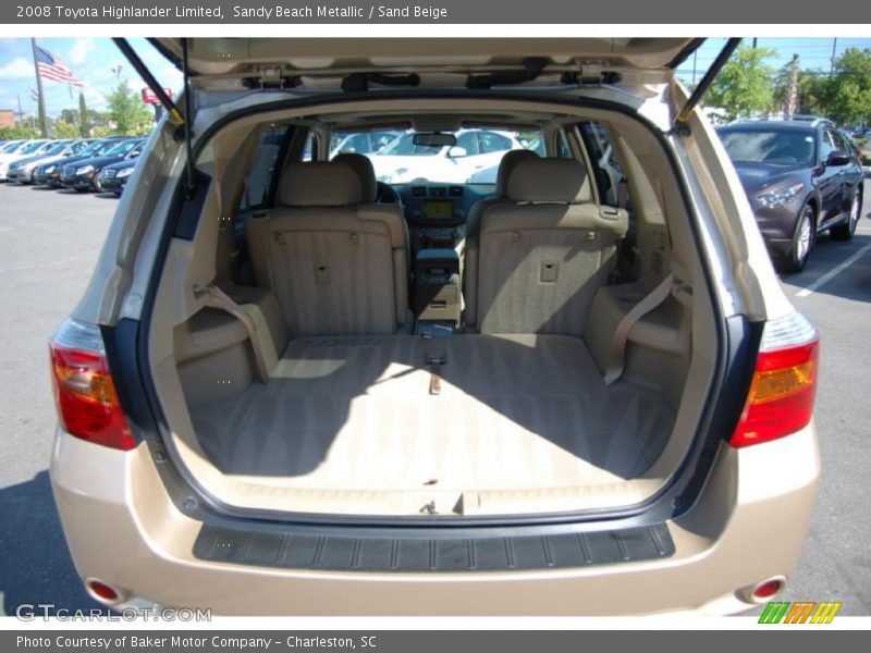 Sandy Beach Metallic / Sand Beige 2008 Toyota Highlander Limited