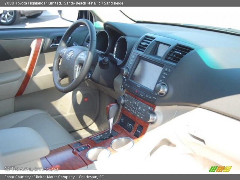 Sandy Beach Metallic / Sand Beige 2008 Toyota Highlander Limited