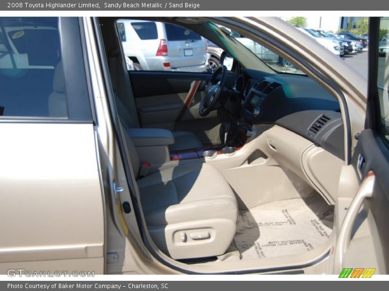 Sandy Beach Metallic / Sand Beige 2008 Toyota Highlander Limited