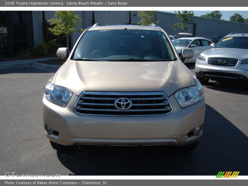 Sandy Beach Metallic / Sand Beige 2008 Toyota Highlander Limited