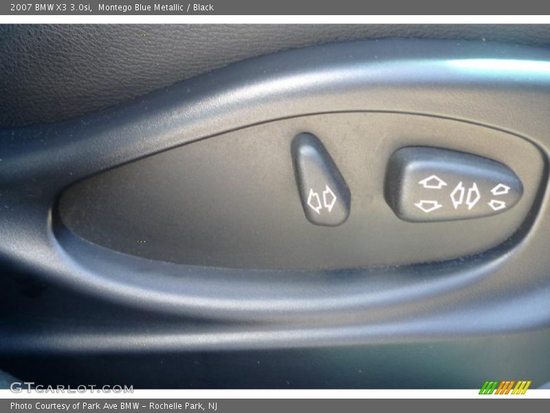 Montego Blue Metallic / Black 2007 BMW X3 3.0si