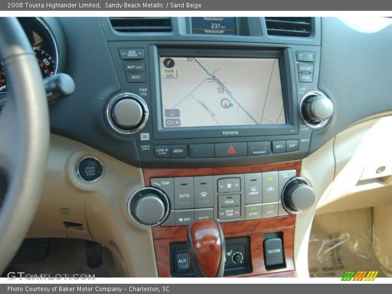 Sandy Beach Metallic / Sand Beige 2008 Toyota Highlander Limited