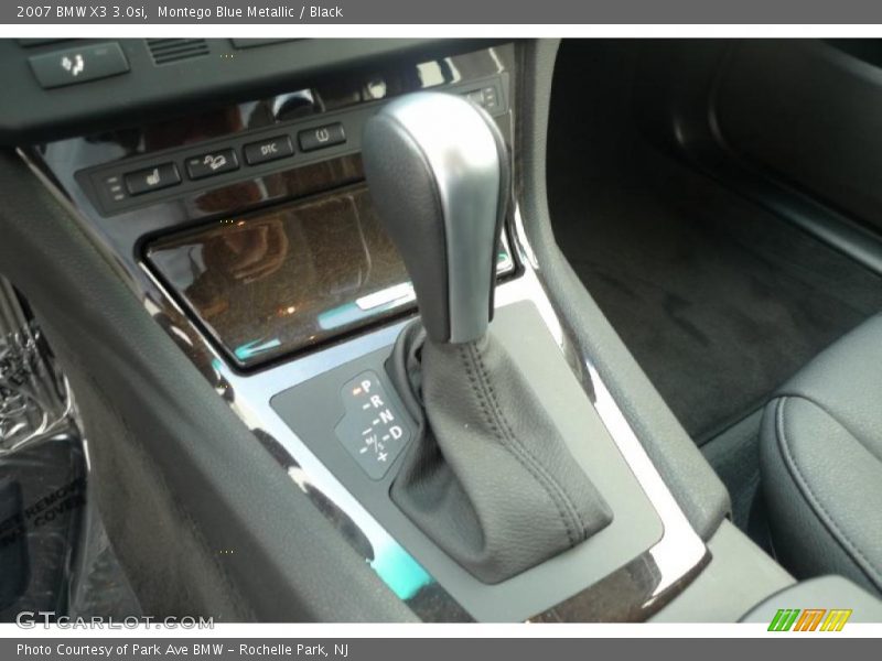 Montego Blue Metallic / Black 2007 BMW X3 3.0si