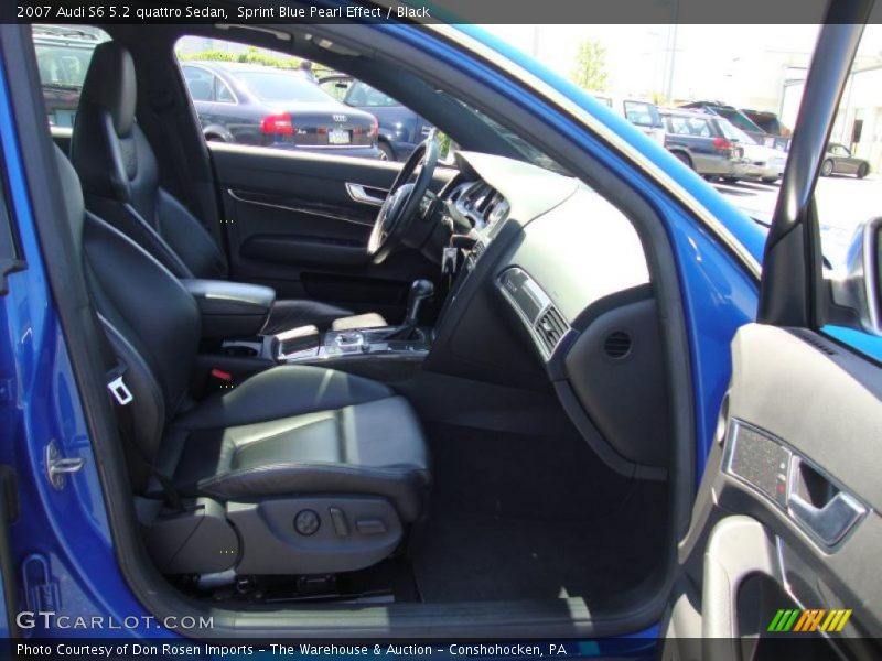 Sprint Blue Pearl Effect / Black 2007 Audi S6 5.2 quattro Sedan