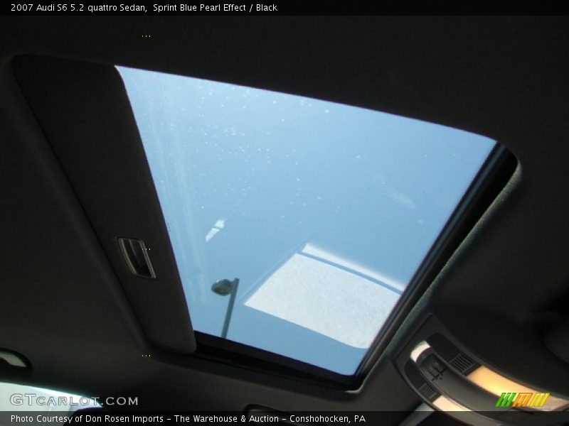 Sprint Blue Pearl Effect / Black 2007 Audi S6 5.2 quattro Sedan