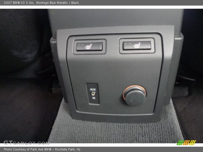 Montego Blue Metallic / Black 2007 BMW X3 3.0si