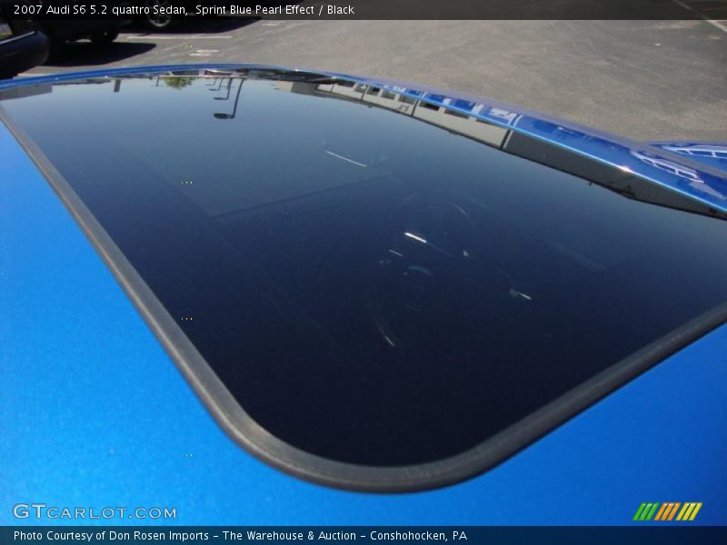 Sprint Blue Pearl Effect / Black 2007 Audi S6 5.2 quattro Sedan