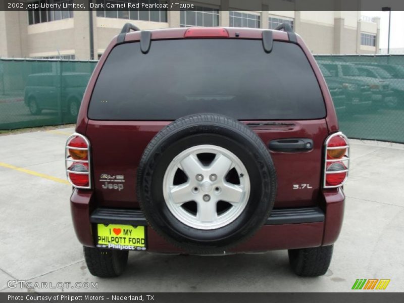 Dark Garnet Red Pearlcoat / Taupe 2002 Jeep Liberty Limited