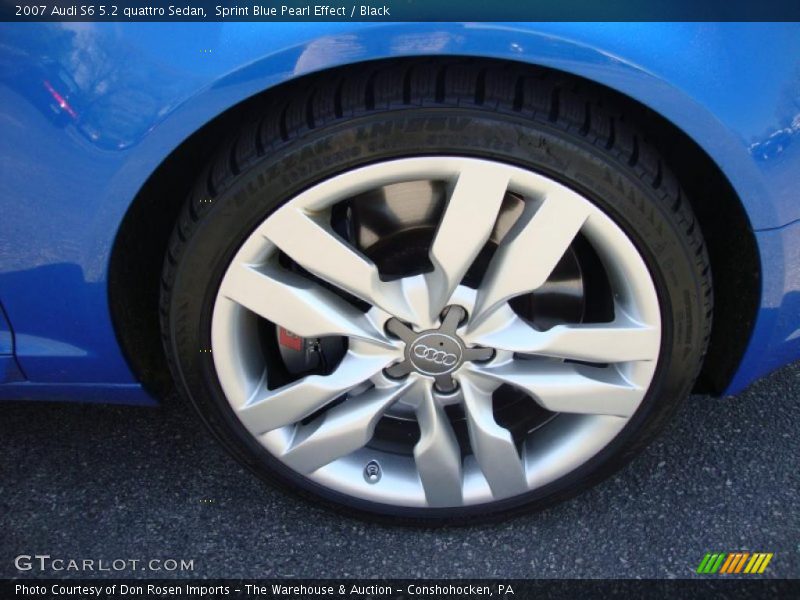 Sprint Blue Pearl Effect / Black 2007 Audi S6 5.2 quattro Sedan