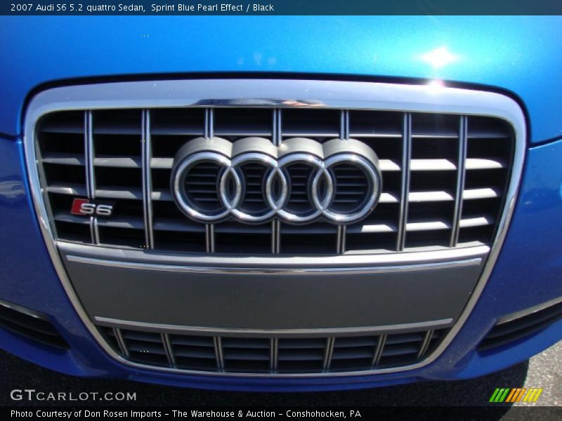 Sprint Blue Pearl Effect / Black 2007 Audi S6 5.2 quattro Sedan