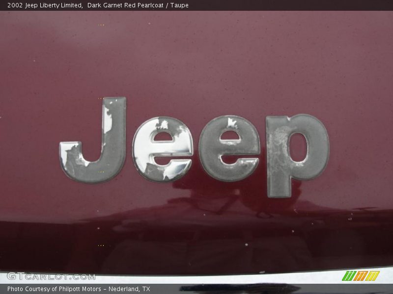 Dark Garnet Red Pearlcoat / Taupe 2002 Jeep Liberty Limited