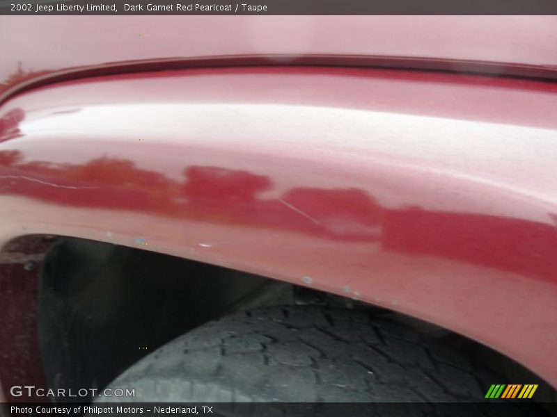 Dark Garnet Red Pearlcoat / Taupe 2002 Jeep Liberty Limited