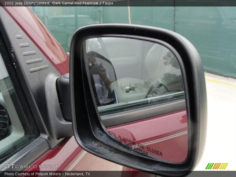 Dark Garnet Red Pearlcoat / Taupe 2002 Jeep Liberty Limited