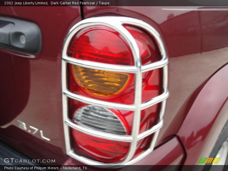Dark Garnet Red Pearlcoat / Taupe 2002 Jeep Liberty Limited