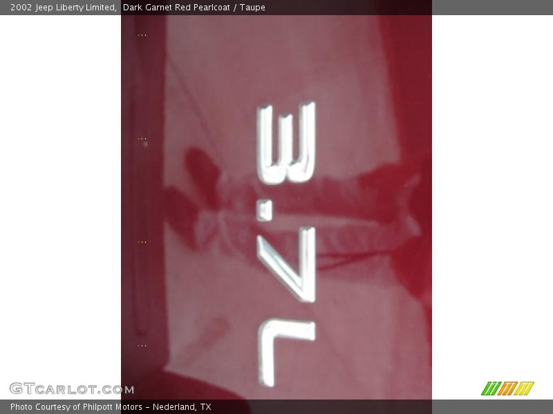 Dark Garnet Red Pearlcoat / Taupe 2002 Jeep Liberty Limited