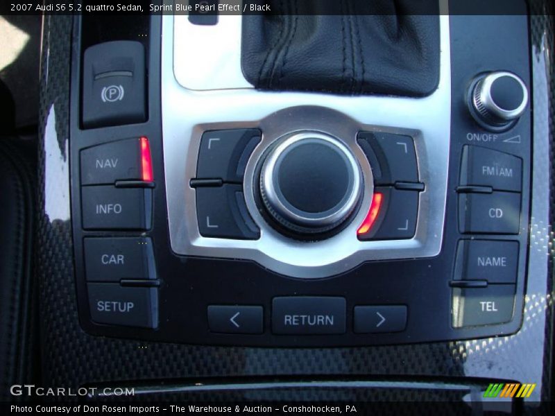 Sprint Blue Pearl Effect / Black 2007 Audi S6 5.2 quattro Sedan