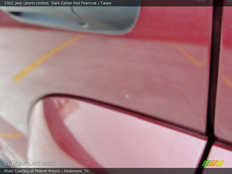Dark Garnet Red Pearlcoat / Taupe 2002 Jeep Liberty Limited