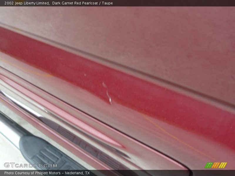 Dark Garnet Red Pearlcoat / Taupe 2002 Jeep Liberty Limited