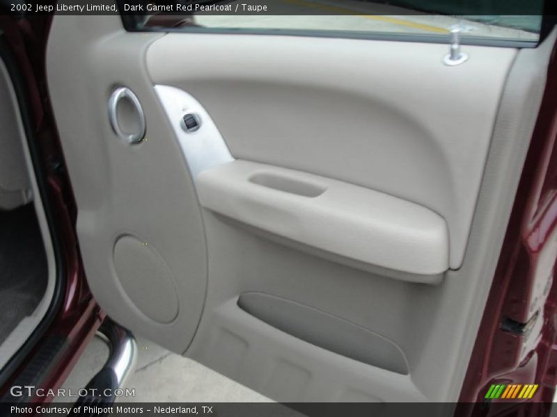 Dark Garnet Red Pearlcoat / Taupe 2002 Jeep Liberty Limited