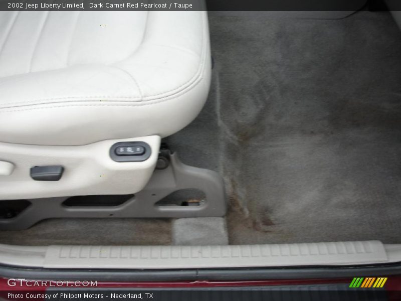 Dark Garnet Red Pearlcoat / Taupe 2002 Jeep Liberty Limited