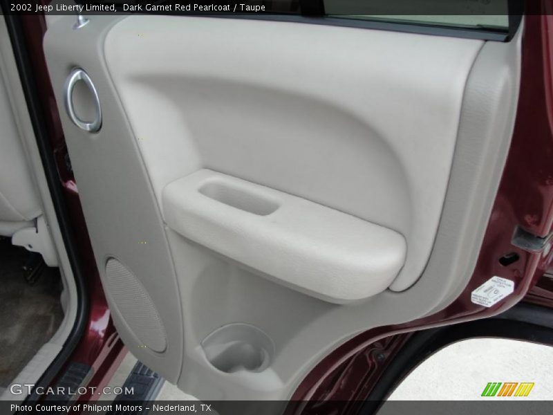 Dark Garnet Red Pearlcoat / Taupe 2002 Jeep Liberty Limited
