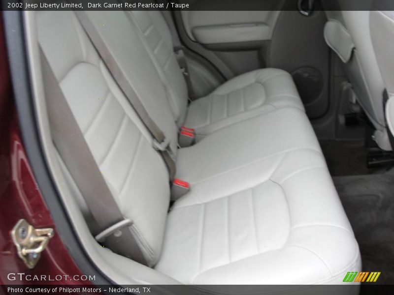 Dark Garnet Red Pearlcoat / Taupe 2002 Jeep Liberty Limited