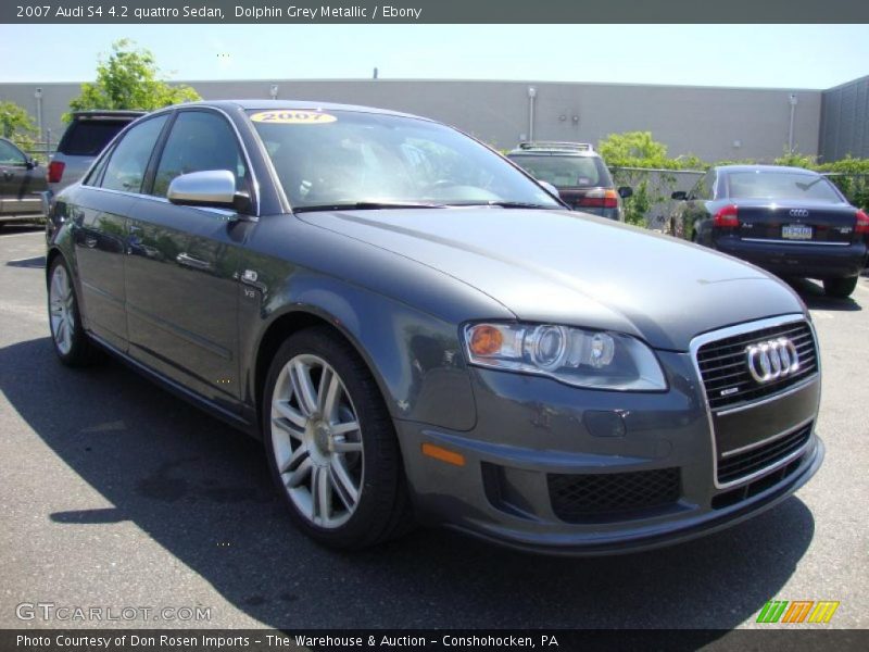 Dolphin Grey Metallic / Ebony 2007 Audi S4 4.2 quattro Sedan