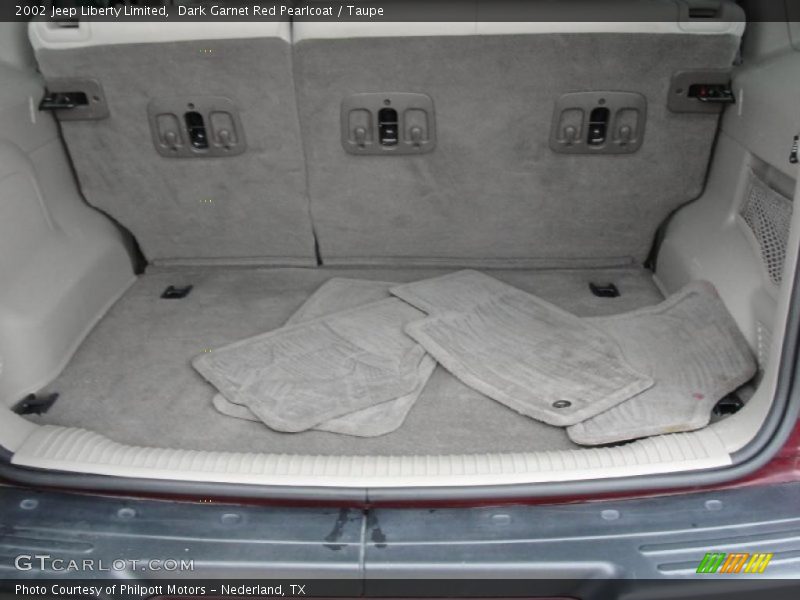 Dark Garnet Red Pearlcoat / Taupe 2002 Jeep Liberty Limited