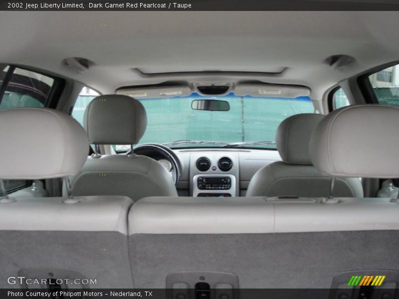 Dark Garnet Red Pearlcoat / Taupe 2002 Jeep Liberty Limited
