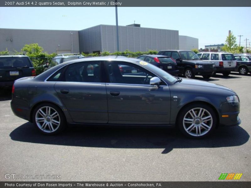 Dolphin Grey Metallic / Ebony 2007 Audi S4 4.2 quattro Sedan