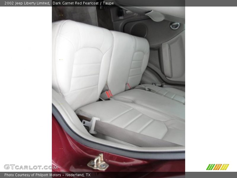 Dark Garnet Red Pearlcoat / Taupe 2002 Jeep Liberty Limited